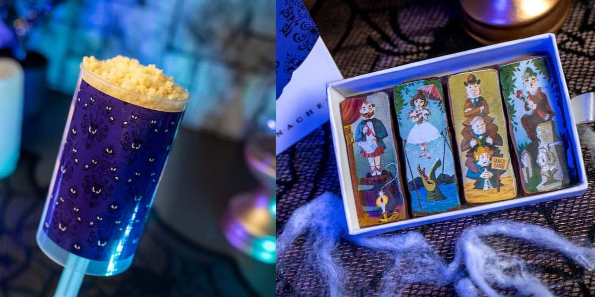 Haunted Mansion inspired sips and bites
