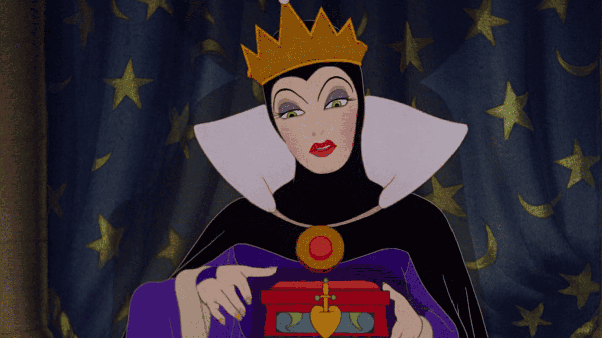 Disney's evil queen from Snow White and the Seven Dwarves