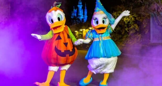 Donald Duck and Daisy Duck