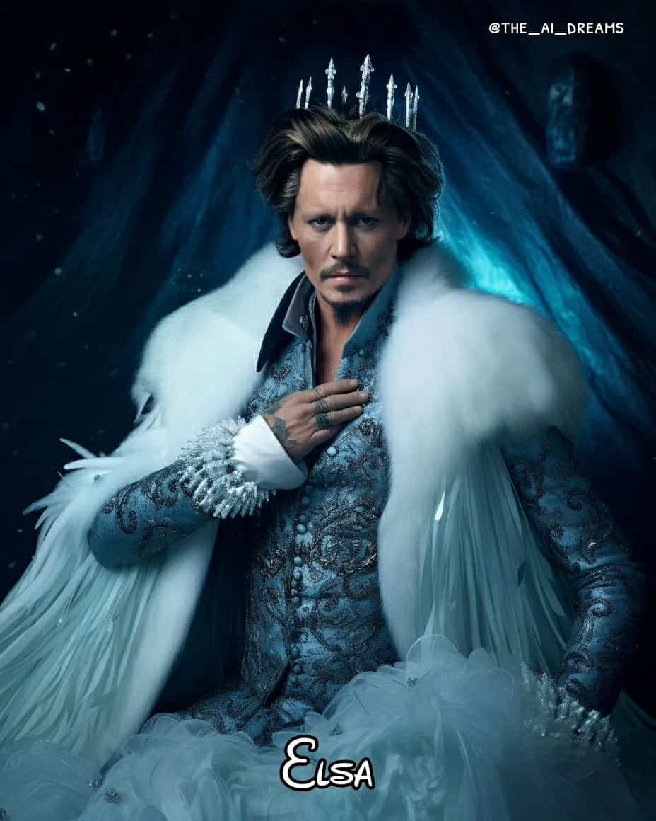 Johnny Depp as Elsa