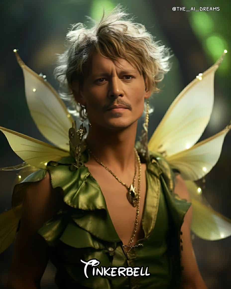 Johnny Depp as Tinker Bell