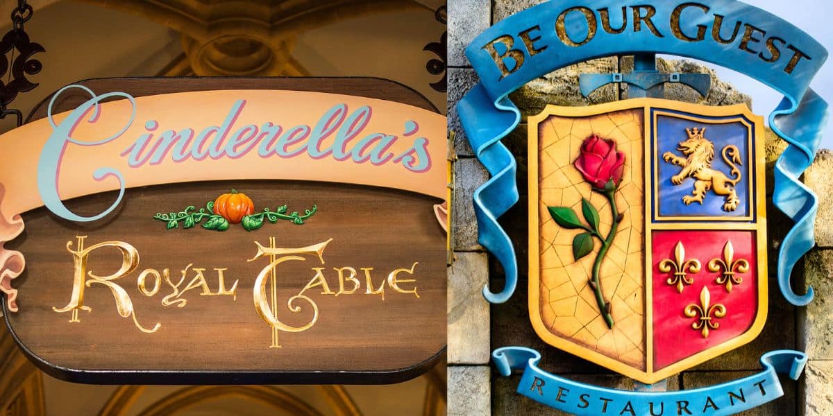 Cinderella's Royal Table vs Be Our Guest