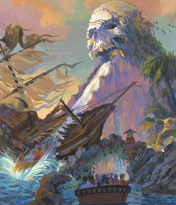 Hong Kong Disneyland Pirates concept art