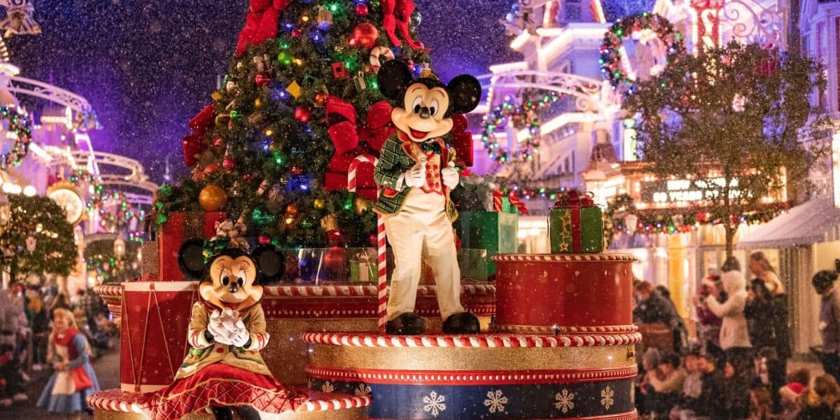 Mickey Mouse Christmas parade
