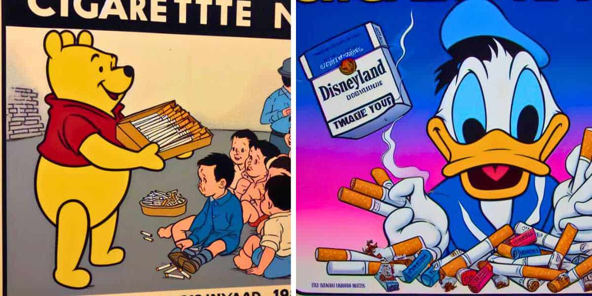 Disney Cigarette Night Images