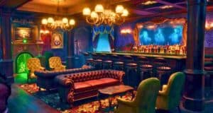 Haunted Mansion Parlor rendering