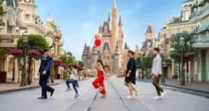Family with a Disney Tour Guide at Walt Disney World