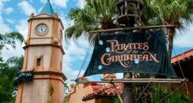 Pirates of the Caribbean attraction at Disney