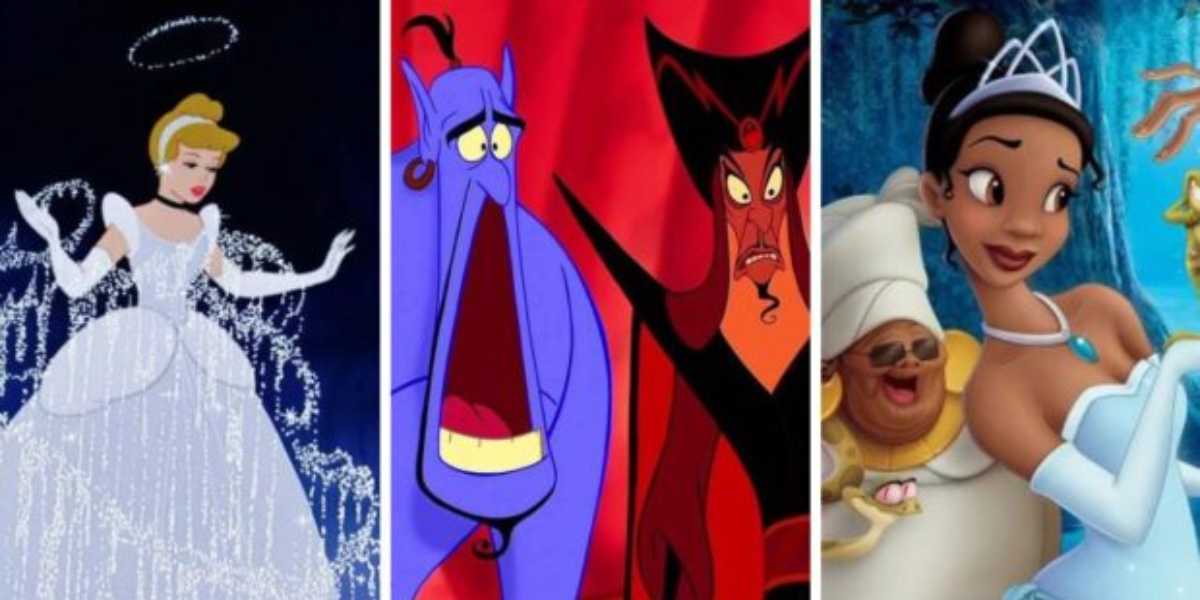 Disney characters image in 2D form