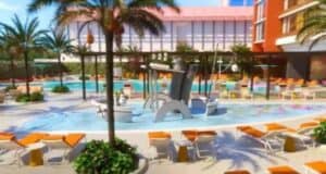 Swimming pool on Disneyland Resort