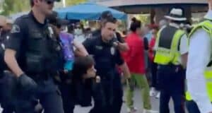 A guest arrested on Disney Park