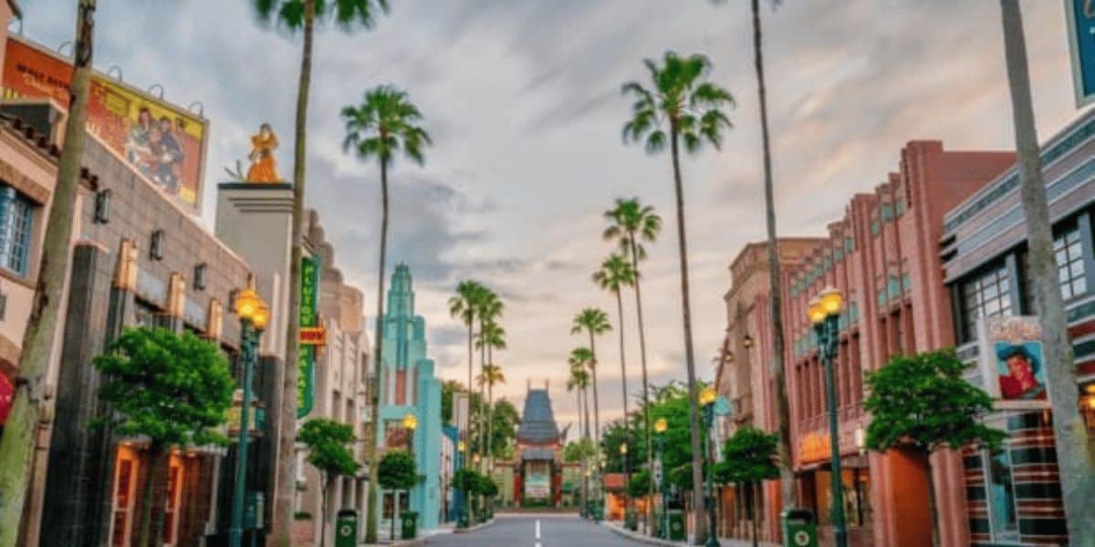Image of Disney World with houses