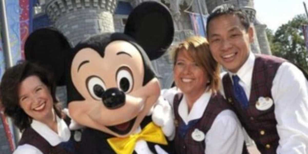 Mickey mouse with Disney Crews