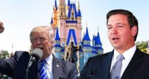 Trump and DeSantis Disney World
