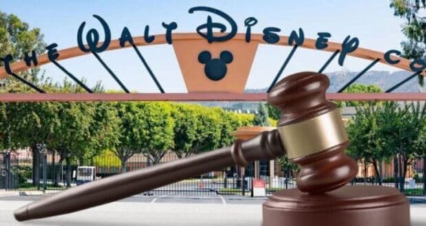 The Walt Disney Company with wooden gavel
