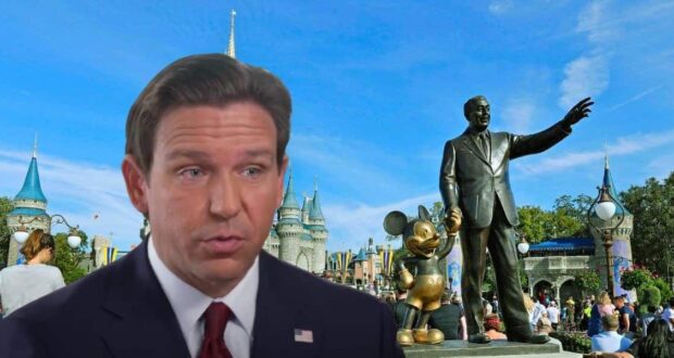 DeSantis Walt Disney World Statue