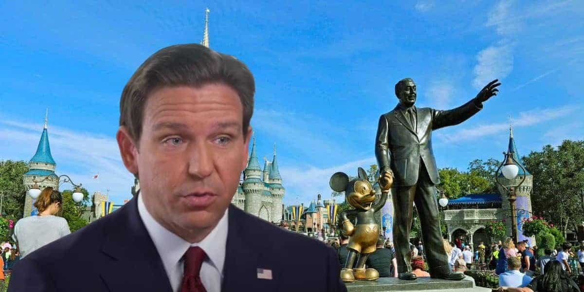 DeSantis Walt Disney World Statue
