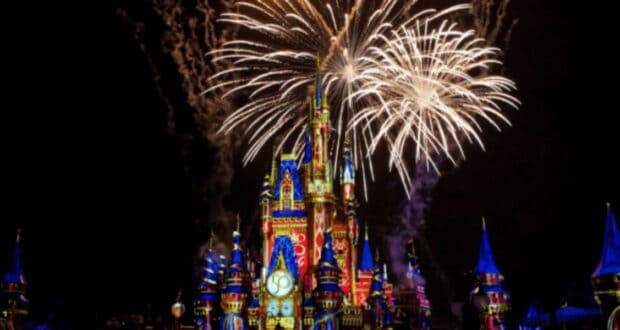 Disneyland Fireworks Display