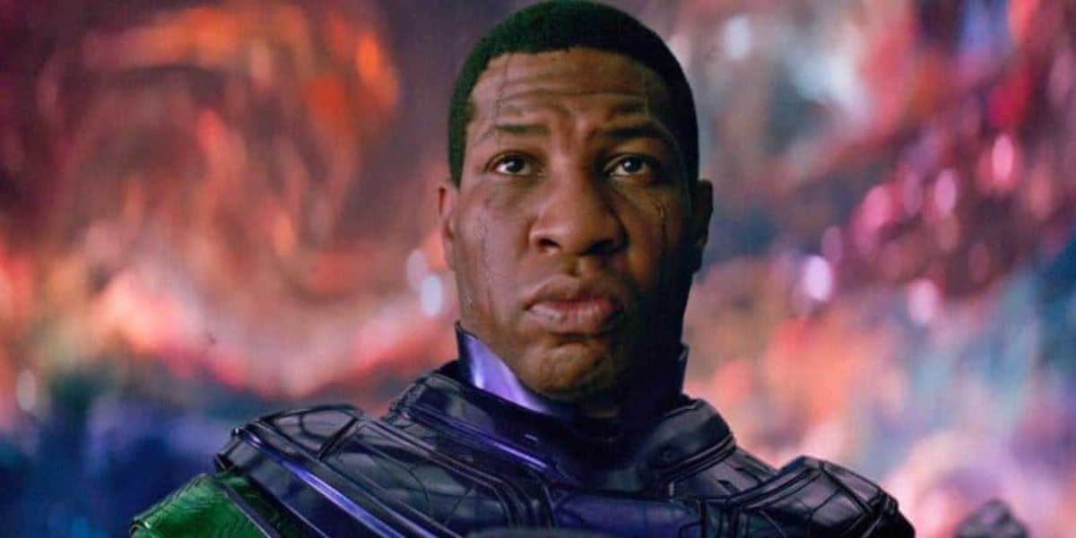 Jonathan Majors Kang close up