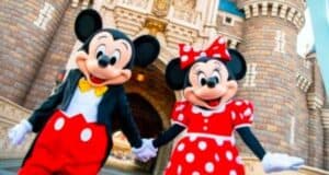 Mickey and Minnie at Disneyland
