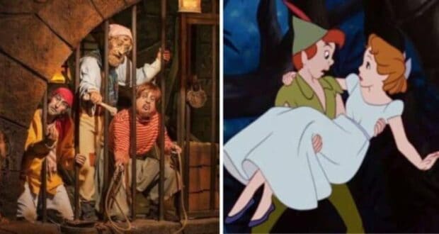 Peter Pan and Pirates of the Caribbean Disneyland