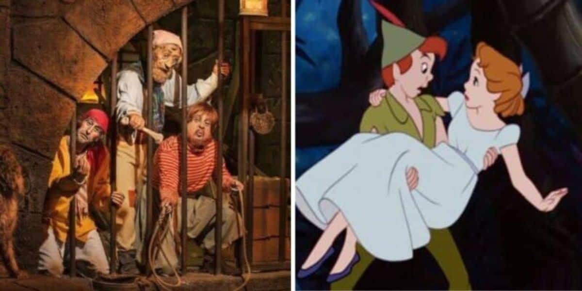 Peter Pan and Pirates of the Caribbean Disneyland