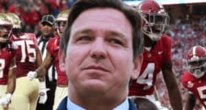 Ron DeSantis with ESPN college football