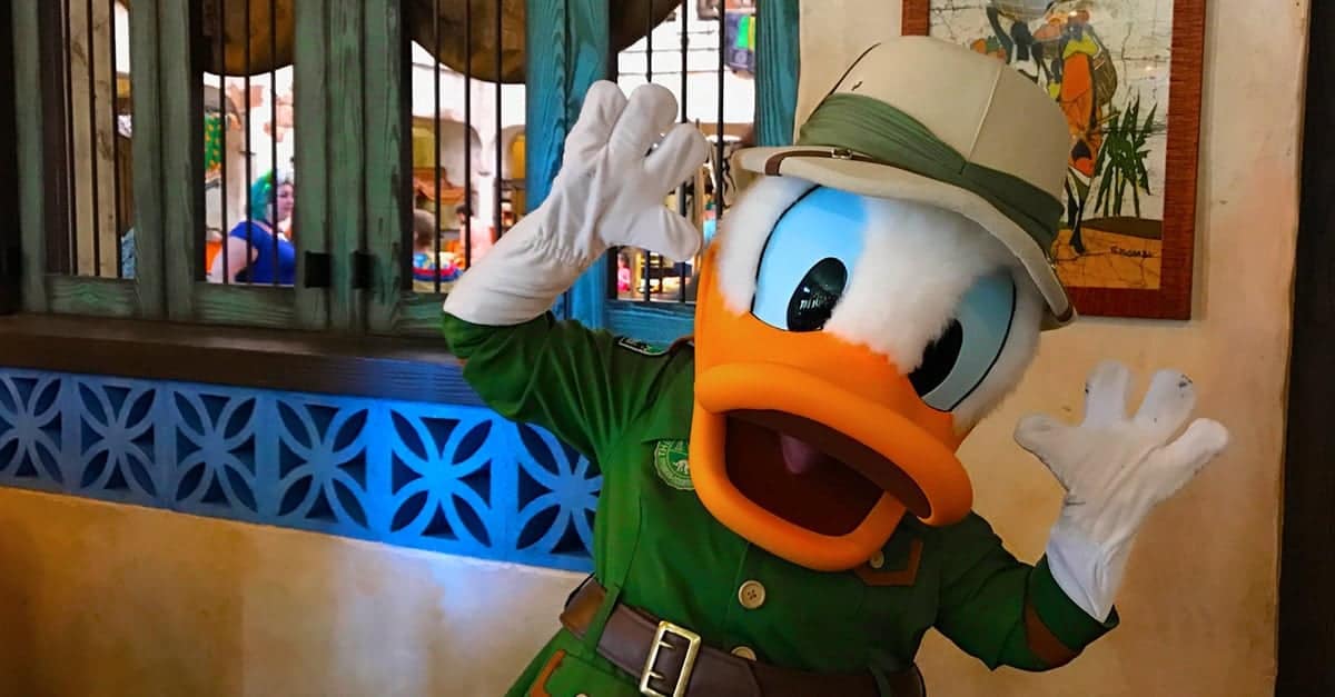 Donald Duck meet and greet