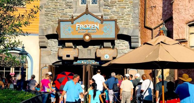 Entrance to Frozen Ever After