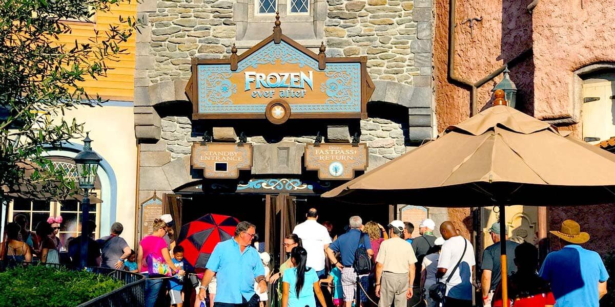 Entrance to Frozen Ever After