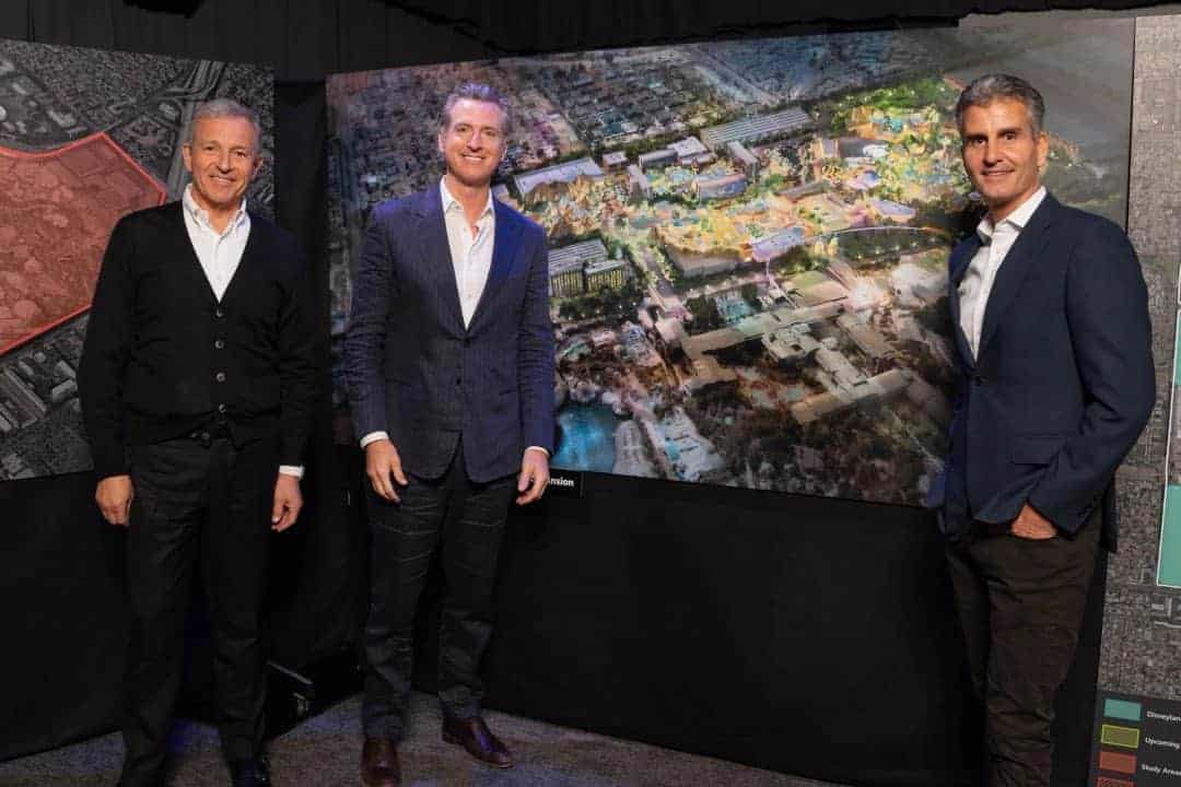 Gavin Newsom, Bob Iger, Josh D'Amaro
