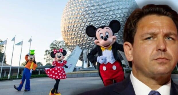 Disney character Ron DeSantis