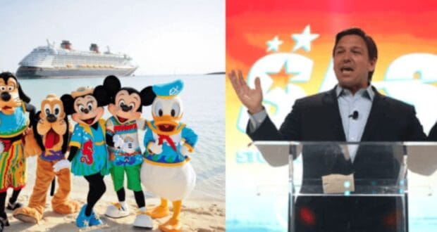 Disney character Ron DeSantis