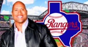 Dwayne The Rock Johnson Texas Rangers