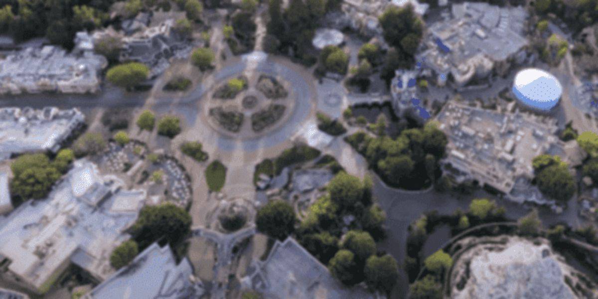 Disneyland Hub Aerial