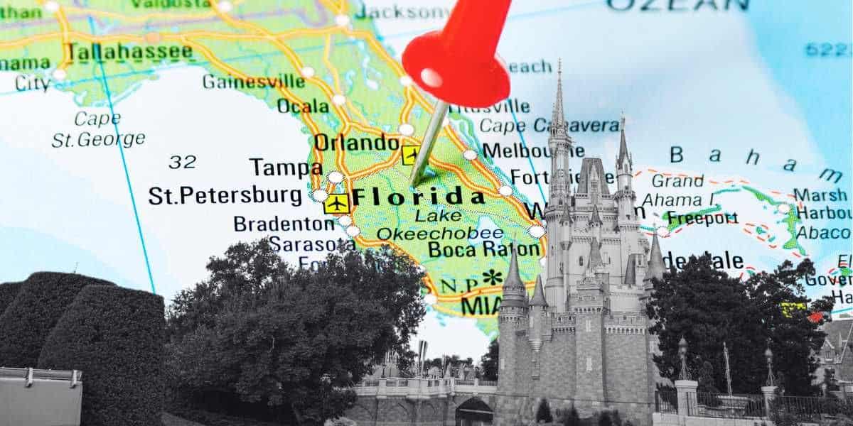 Florida Map Castle