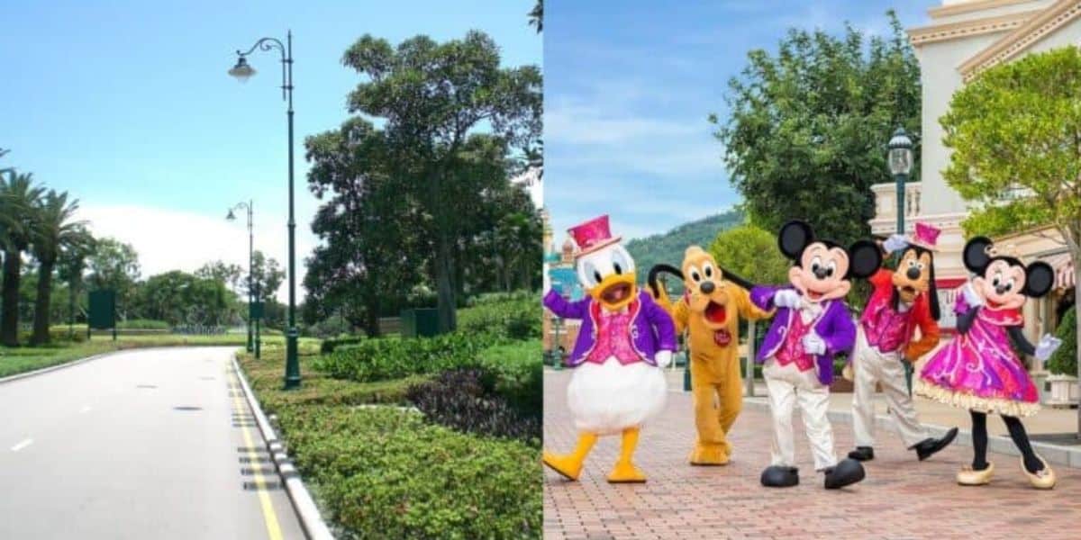 Road HKDL Disney