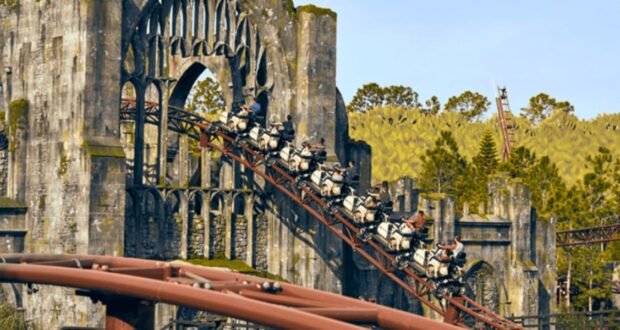 Hagrid’s Magical Creatures Motorbike Adventure in action