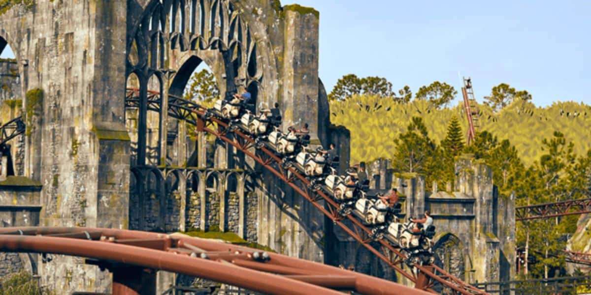 Hagrid’s Magical Creatures Motorbike Adventure in action