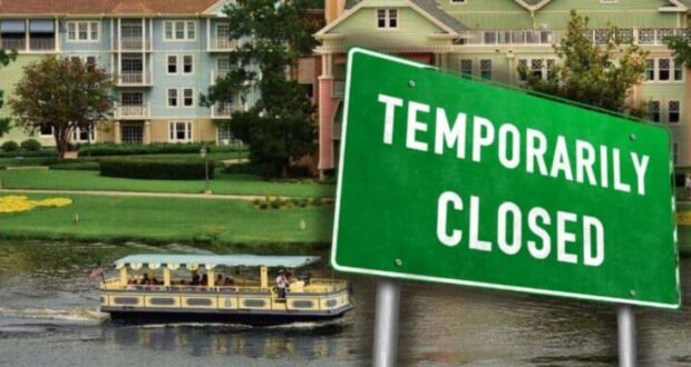Disney World Resort temporarily Closed