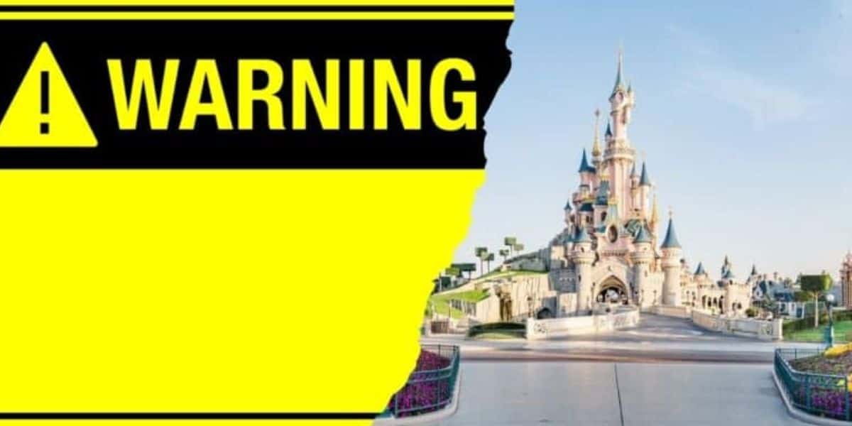Disneyland Warning