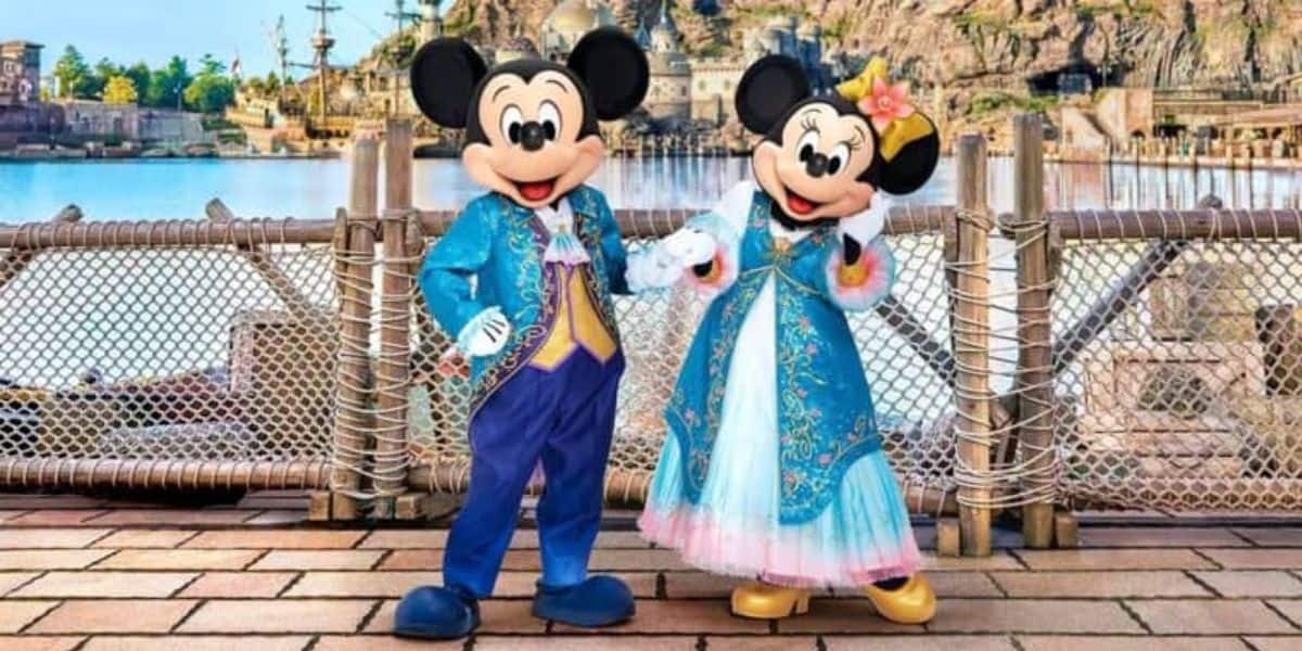 Mickey and Minnie Mouse