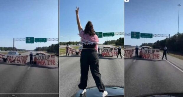 Queers Palestine Block Disney World