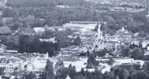 A black & white look at Disneyland Paris Resort, where one of the many deaths at Disney occurred.