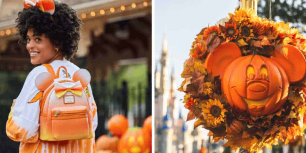 A boy holding a pumpkin wreath.