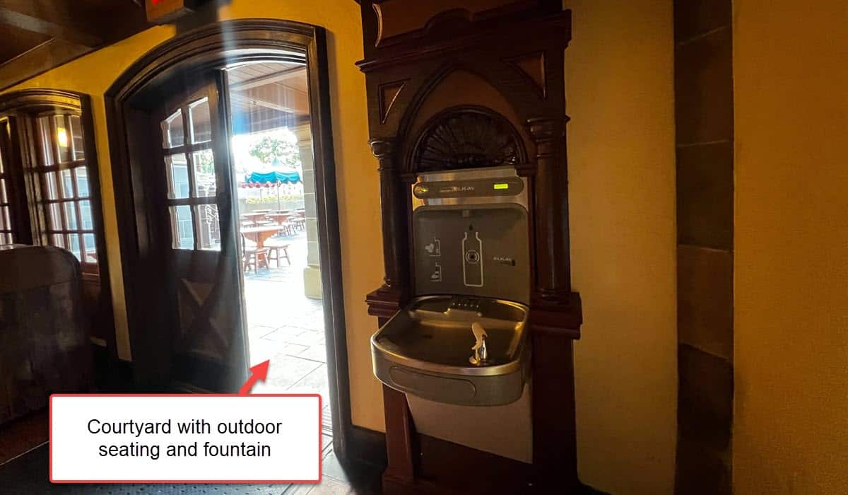 Pinocchio Village Haus Refill station. 