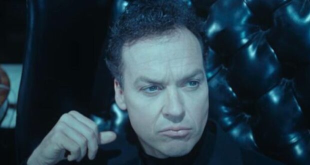 Michael Keaton as Bruce Wayne waiting for the Bat-signal in 'Batman Returns'