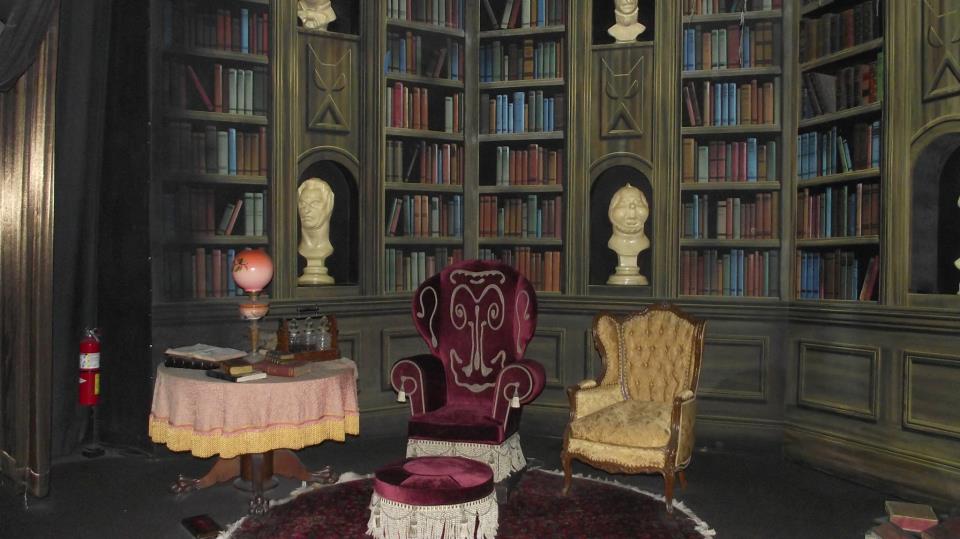 Haunted Mansion Library Magic Kingdom
