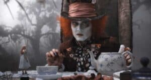 Johnny Depp as the Mad Hatter