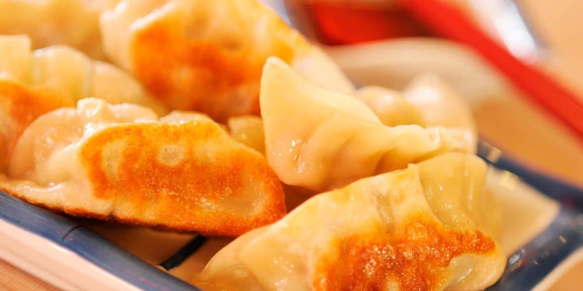 Pot stickers at Lotus Blossom Cafe Japan Pavilion EPCOT 